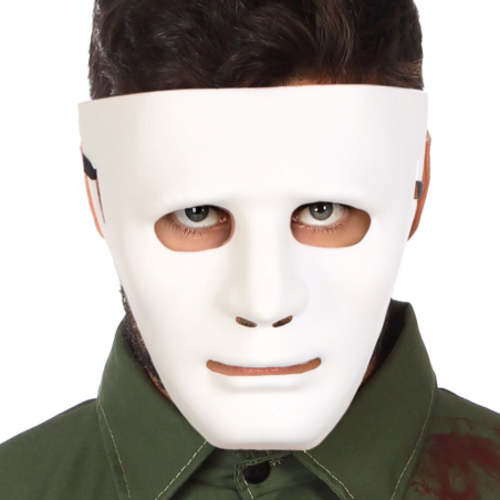 Máscara Blanca PVC Halloween