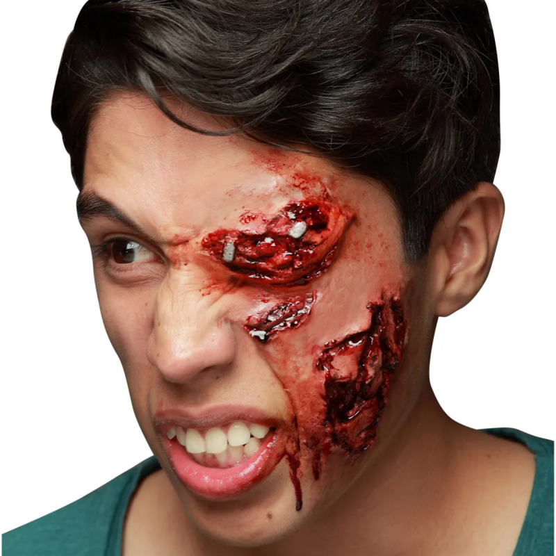 Cicatriz Zombie Infectado Látex Adulto
