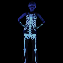 Disfraz Skelita Años 70 Glow in Dark Adulto