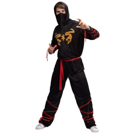 Disfraz Ninja Negro Adulto