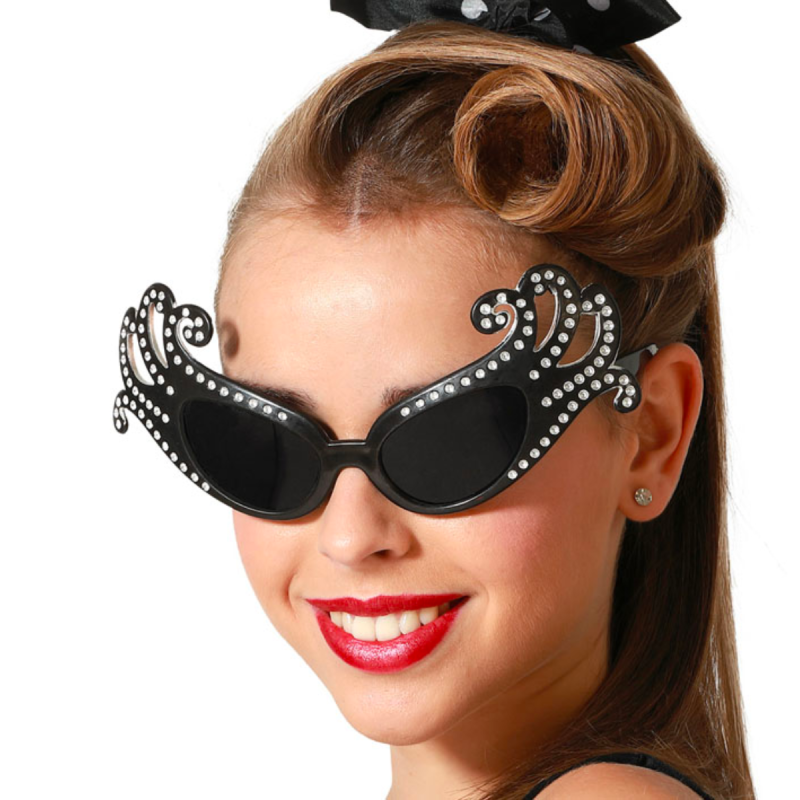 Gafas de Fiesta Olas para Adultos - Accesorio Brillante y Ondulado