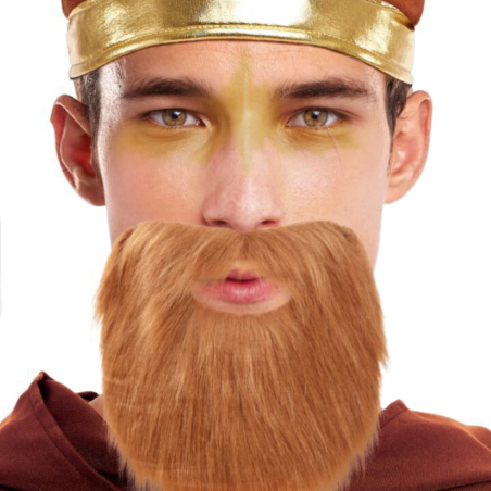 Barba Castaña Vikingo Adulto