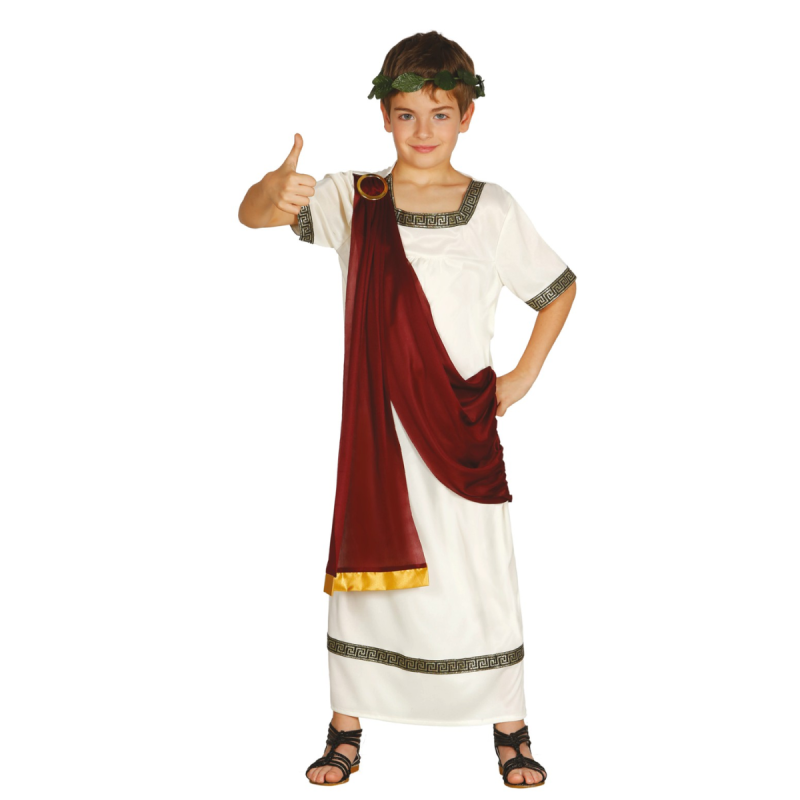 Disfraz Romano Niño - Túnica y Capa Histórica