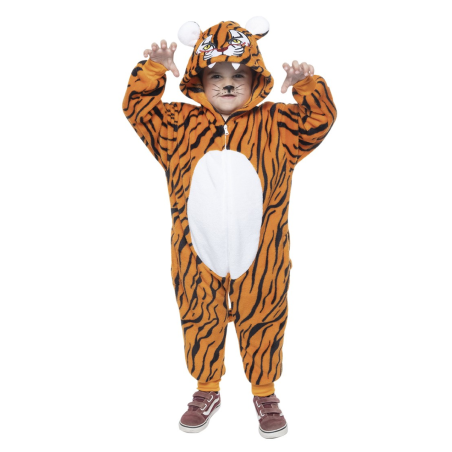 Disfraz Tigre con Capucha para Niño - Aventura Feroz