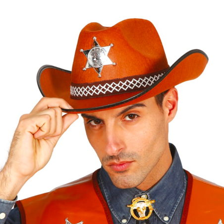 Sombrero de Vaquero Adulto con Estrella – Auténtico Estilo Western