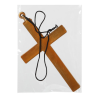 Cruz Dorada con Cordón 20cm - Complemento Disfraz Religioso