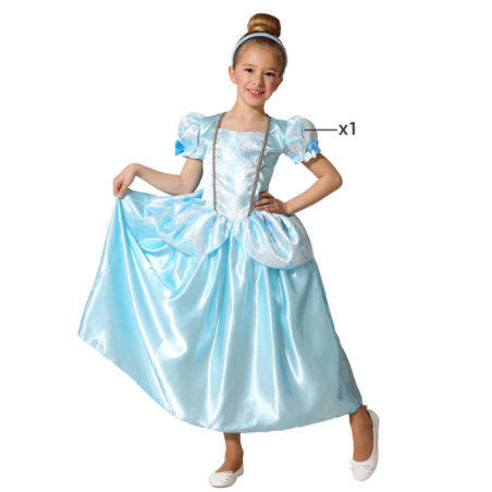 Disfraz de Princesa Azul para Niña - Magia y Fantasía Infantil