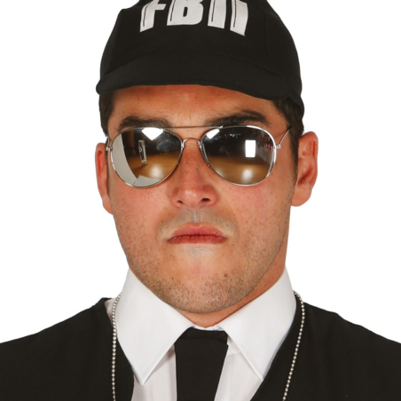 Gafas de Detective Espejo para Adultos - Accesorio Policía