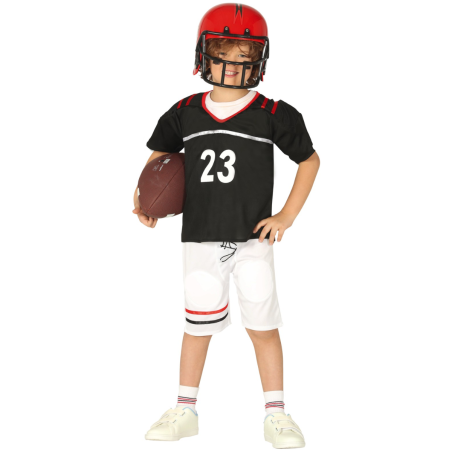 Disfraz Jugador de Rugby Infantil - Camiseta y Pantalón para Niños 5-12 Años