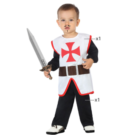 Disfraz de Caballero de las Cruzadas para Bebé - Perfecto para Carnaval