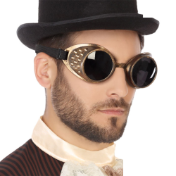 Gafas Steampunk de PVC para Adultos - Accesorio Retrofuturista