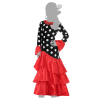 Disfraz de Flamenca Rojo para Niña – Ideal para Feria de Abril