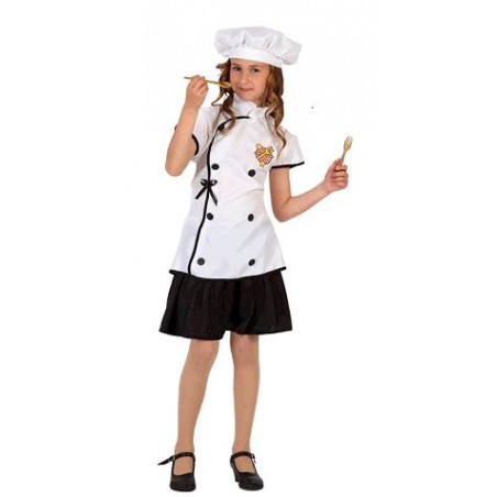 Leyes y regulaciones Escuchando Acelerar Disfraz de Cocinera para niña