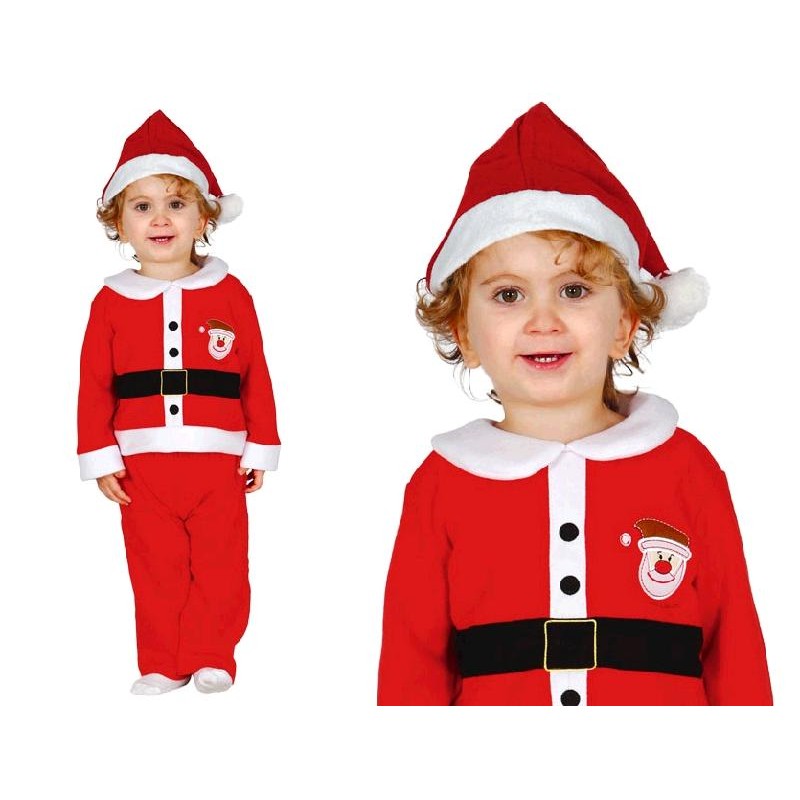 Disfraz de Papa Noel bebé 6-12 meses
