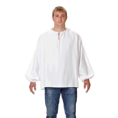 Camisa Medieval Blanca Adulto - Auténtico Mesonero